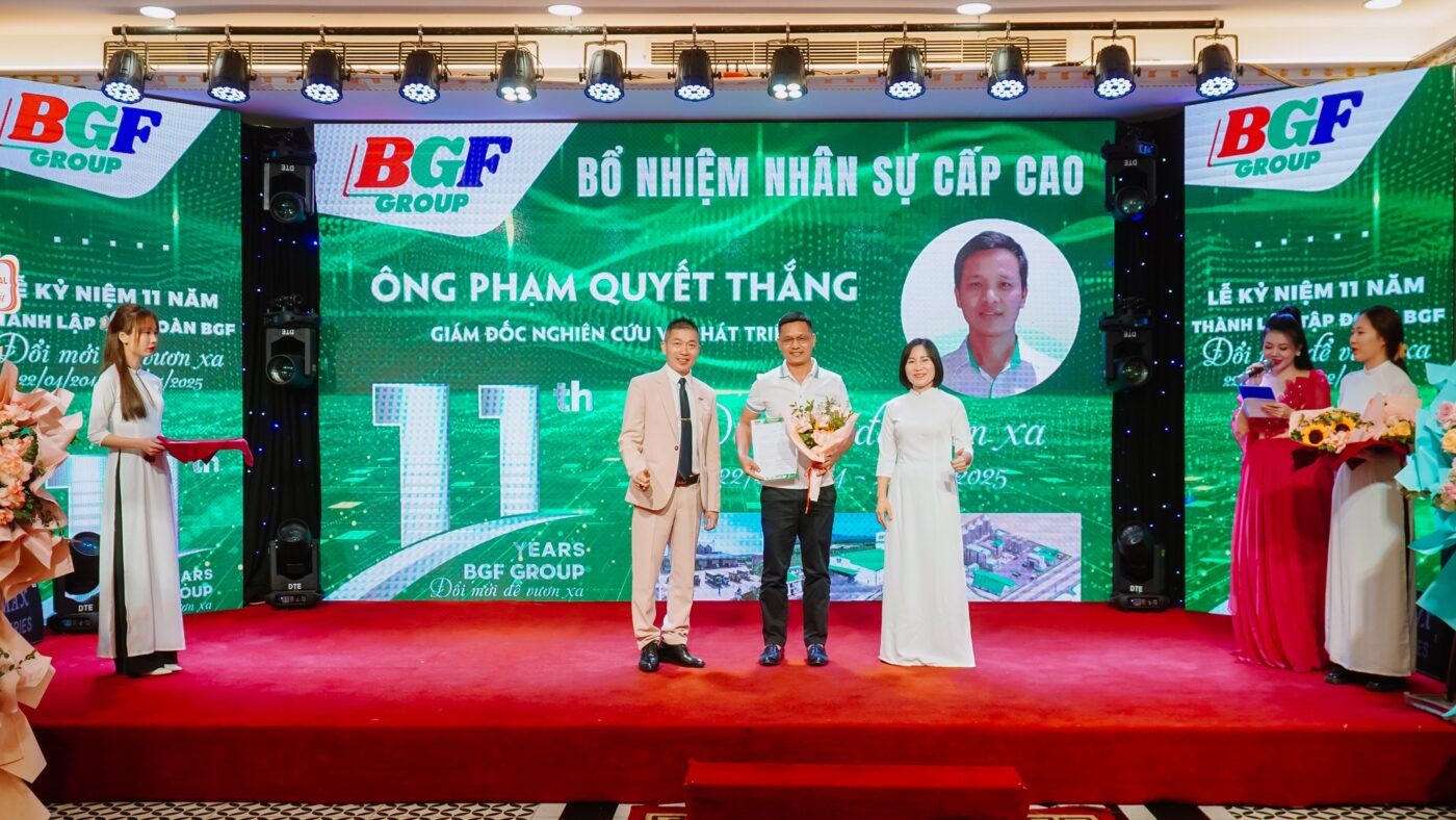 BGF - 11 NĂM ĐỔI MỚI ĐỂ VƯƠN XA