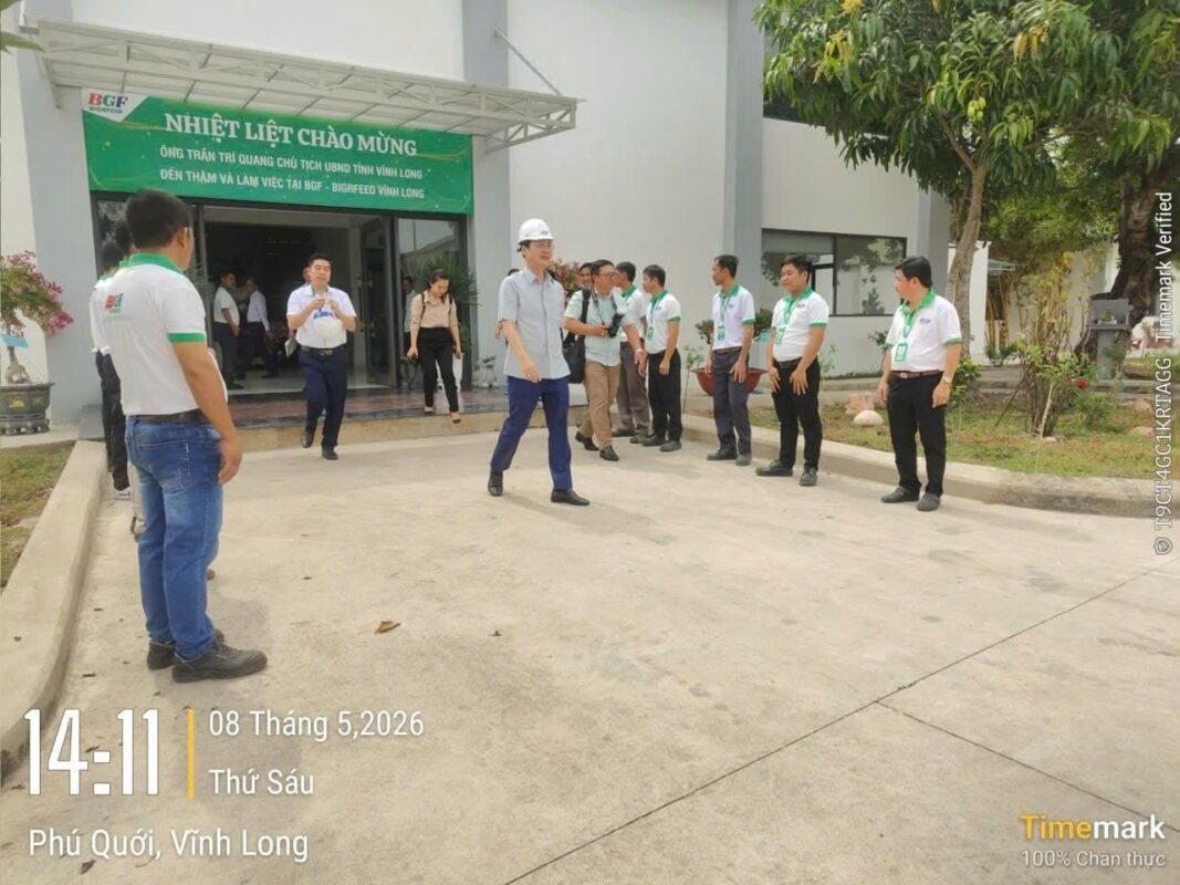 BIGRFEED VĨNH LONG - TẬP ĐOÀN BGF vinh dự được đón tiếp Ông Trần Trí Quang – Phó Bí thư Tỉnh ủy, Chủ tịch UBND tỉnh Vĩnh Long cùng đoàn công tác đến thăm và làm việc tại nhà máy.