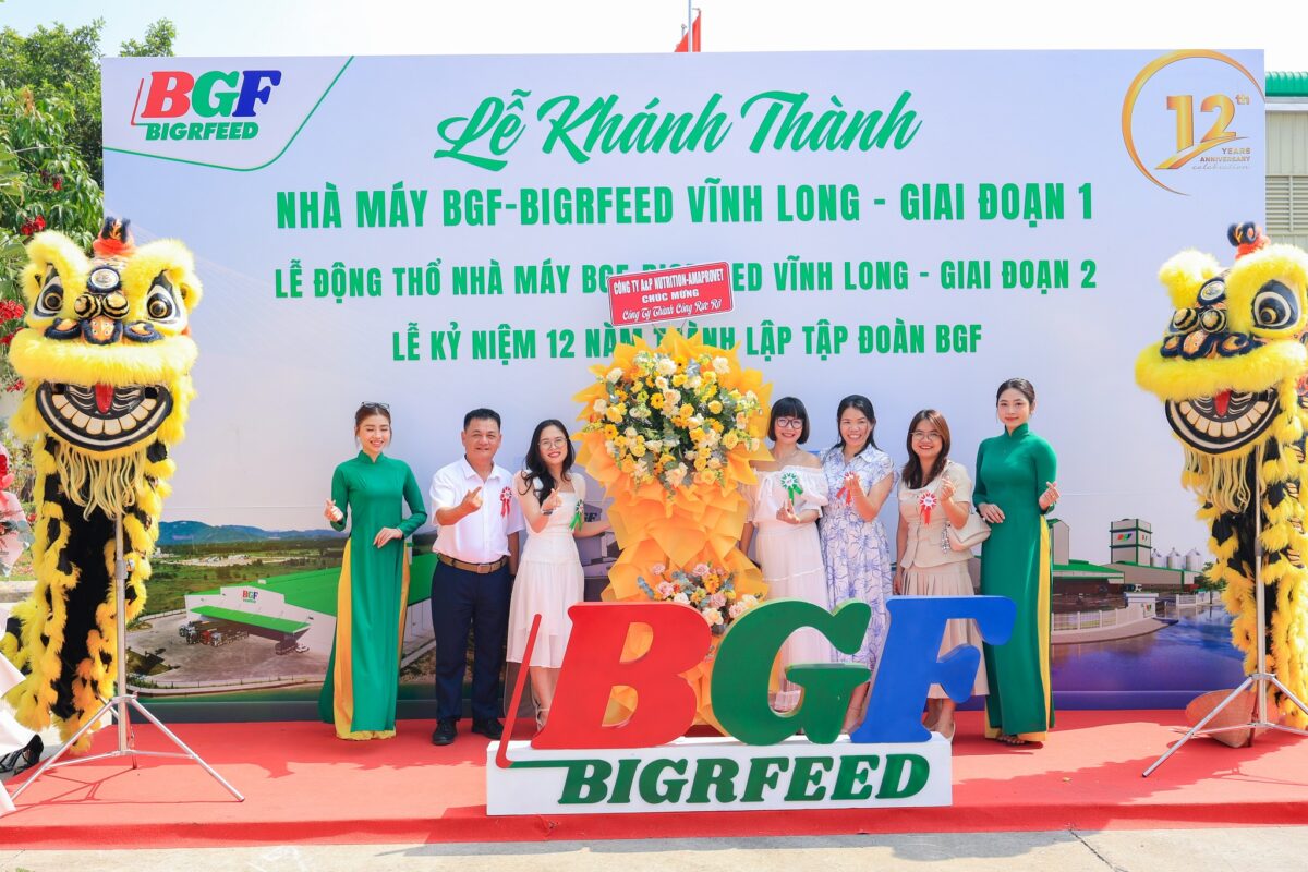 🎉 CHÚC MỪNG LỄ KHÁNH THÀNH GIAI ĐOẠN 1 – KHỞI CÔNG GIAI ĐOẠN 2 NHÀ MÁY BIGRFEED VĨNH LONG - KỶ NIỆM 12 NĂM THÀNH LẬP TẬP ĐOÀN BGF (22/4/2014 – 22/4/2026)