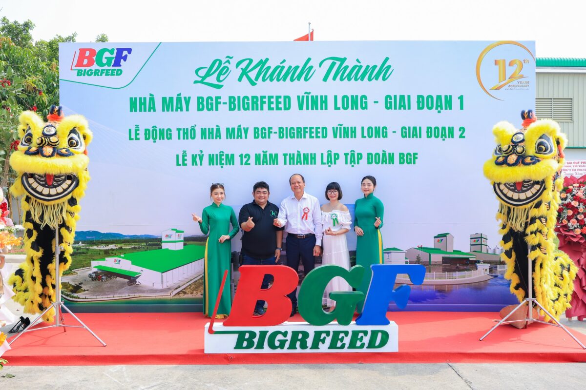 🎉 CHÚC MỪNG LỄ KHÁNH THÀNH GIAI ĐOẠN 1 – KHỞI CÔNG GIAI ĐOẠN 2 NHÀ MÁY BIGRFEED VĨNH LONG - KỶ NIỆM 12 NĂM THÀNH LẬP TẬP ĐOÀN BGF (22/4/2014 – 22/4/2026)