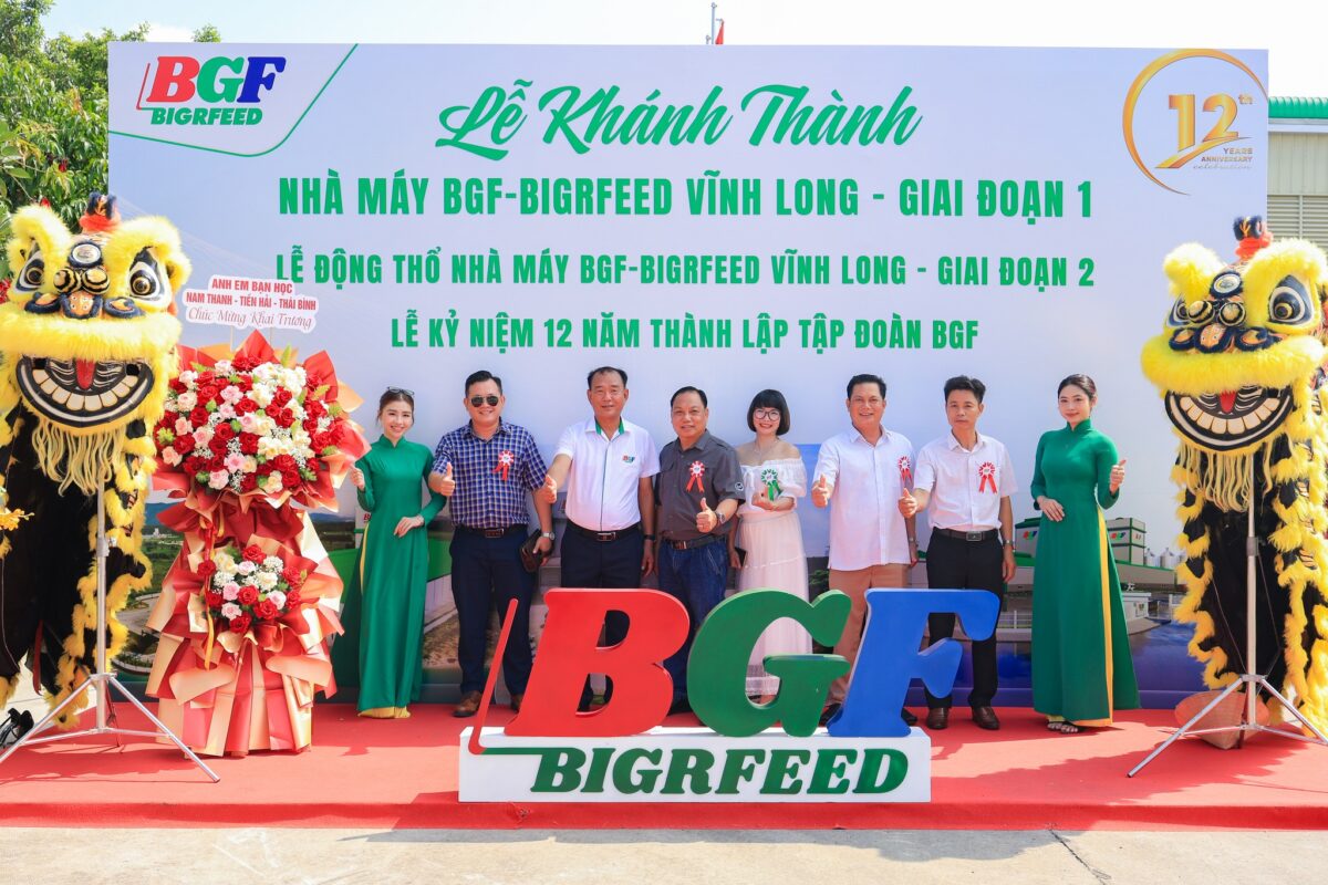🎉 CHÚC MỪNG LỄ KHÁNH THÀNH GIAI ĐOẠN 1 – KHỞI CÔNG GIAI ĐOẠN 2 NHÀ MÁY BIGRFEED VĨNH LONG - KỶ NIỆM 12 NĂM THÀNH LẬP TẬP ĐOÀN BGF (22/4/2014 – 22/4/2026)