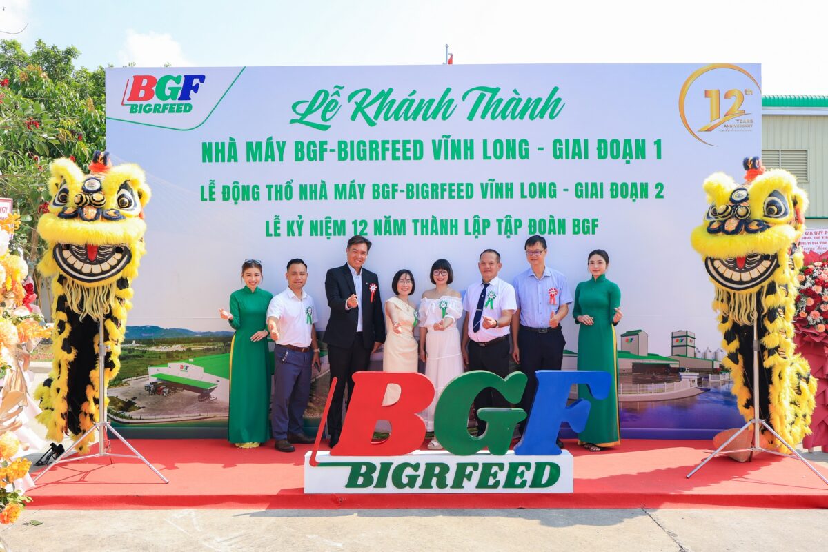 🎉 CHÚC MỪNG LỄ KHÁNH THÀNH GIAI ĐOẠN 1 – KHỞI CÔNG GIAI ĐOẠN 2 NHÀ MÁY BIGRFEED VĨNH LONG - KỶ NIỆM 12 NĂM THÀNH LẬP TẬP ĐOÀN BGF (22/4/2014 – 22/4/2026)