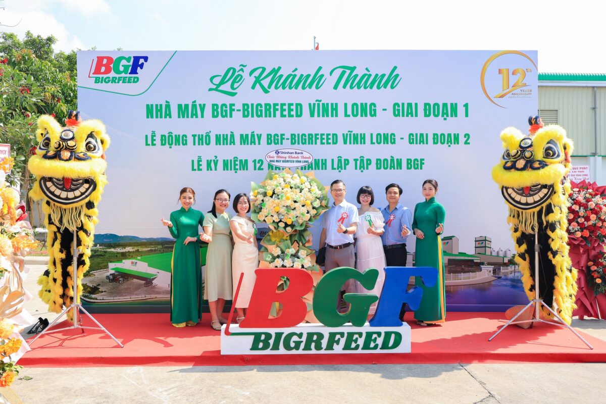 🎉 CHÚC MỪNG LỄ KHÁNH THÀNH GIAI ĐOẠN 1 – KHỞI CÔNG GIAI ĐOẠN 2 NHÀ MÁY BIGRFEED VĨNH LONG - KỶ NIỆM 12 NĂM THÀNH LẬP TẬP ĐOÀN BGF (22/4/2014 – 22/4/2026)