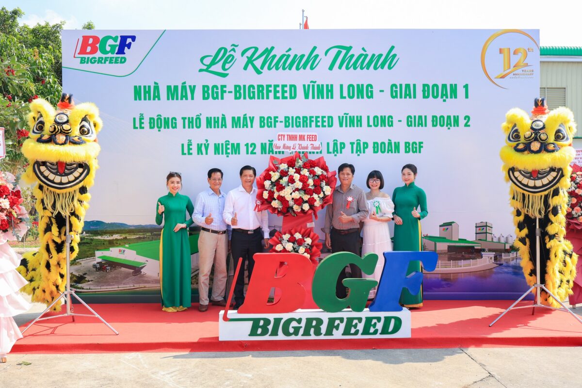 🎉 CHÚC MỪNG LỄ KHÁNH THÀNH GIAI ĐOẠN 1 – KHỞI CÔNG GIAI ĐOẠN 2 NHÀ MÁY BIGRFEED VĨNH LONG - KỶ NIỆM 12 NĂM THÀNH LẬP TẬP ĐOÀN BGF (22/4/2014 – 22/4/2026)