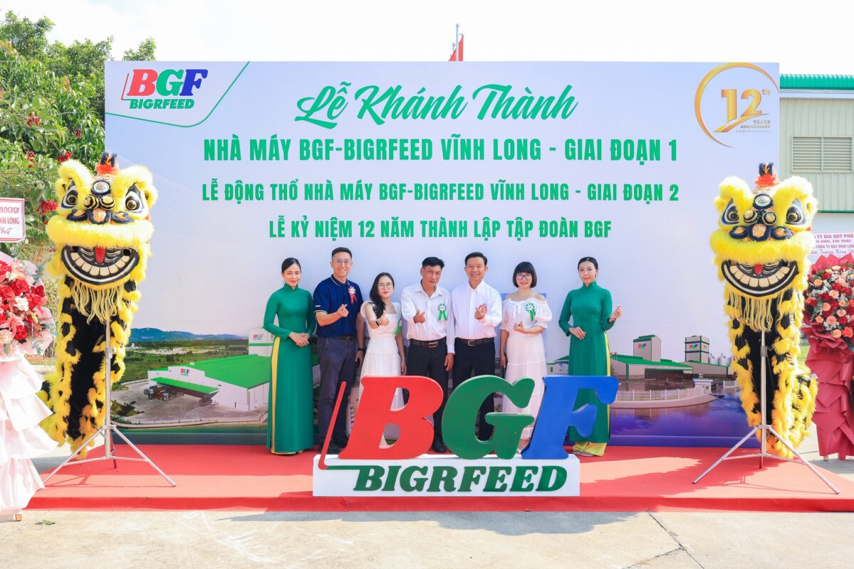 🎉 CHÚC MỪNG LỄ KHÁNH THÀNH GIAI ĐOẠN 1 – KHỞI CÔNG GIAI ĐOẠN 2 NHÀ MÁY BIGRFEED VĨNH LONG - KỶ NIỆM 12 NĂM THÀNH LẬP TẬP ĐOÀN BGF (22/4/2014 – 22/4/2026)