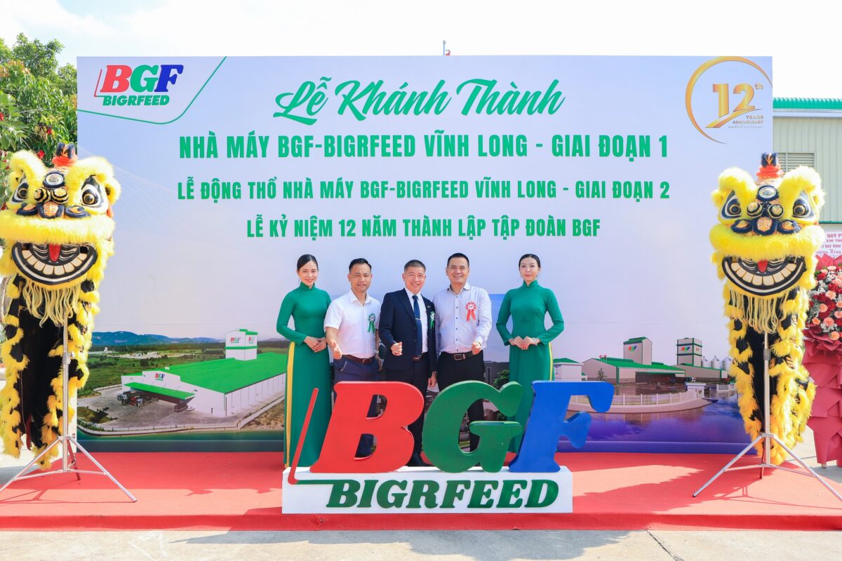 🎉 CHÚC MỪNG LỄ KHÁNH THÀNH GIAI ĐOẠN 1 – KHỞI CÔNG GIAI ĐOẠN 2 NHÀ MÁY BIGRFEED VĨNH LONG - KỶ NIỆM 12 NĂM THÀNH LẬP TẬP ĐOÀN BGF (22/4/2014 – 22/4/2026)