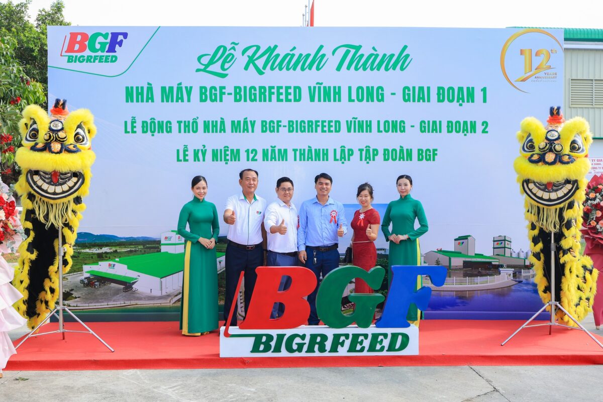 🎉 CHÚC MỪNG LỄ KHÁNH THÀNH GIAI ĐOẠN 1 – KHỞI CÔNG GIAI ĐOẠN 2 NHÀ MÁY BIGRFEED VĨNH LONG - KỶ NIỆM 12 NĂM THÀNH LẬP TẬP ĐOÀN BGF (22/4/2014 – 22/4/2026)