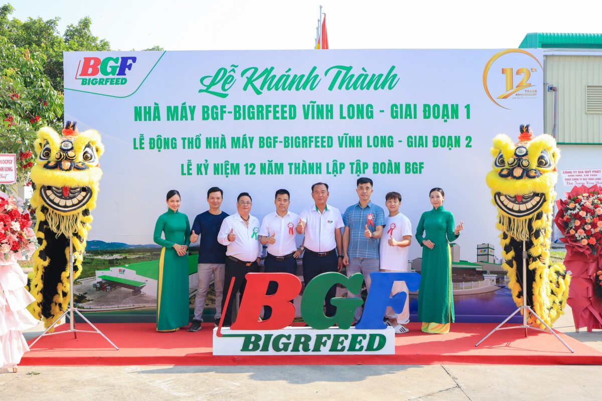 🎉 CHÚC MỪNG LỄ KHÁNH THÀNH GIAI ĐOẠN 1 – KHỞI CÔNG GIAI ĐOẠN 2 NHÀ MÁY BIGRFEED VĨNH LONG - KỶ NIỆM 12 NĂM THÀNH LẬP TẬP ĐOÀN BGF (22/4/2014 – 22/4/2026)
