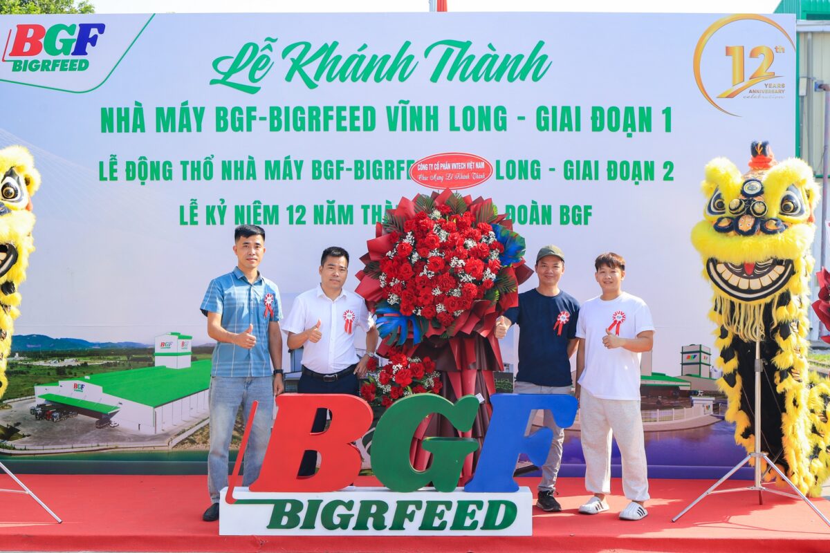 🎉 CHÚC MỪNG LỄ KHÁNH THÀNH GIAI ĐOẠN 1 – KHỞI CÔNG GIAI ĐOẠN 2 NHÀ MÁY BIGRFEED VĨNH LONG - KỶ NIỆM 12 NĂM THÀNH LẬP TẬP ĐOÀN BGF (22/4/2014 – 22/4/2026)