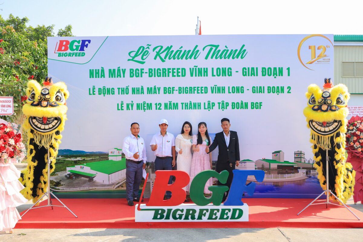 🎉 CHÚC MỪNG LỄ KHÁNH THÀNH GIAI ĐOẠN 1 – KHỞI CÔNG GIAI ĐOẠN 2 NHÀ MÁY BIGRFEED VĨNH LONG - KỶ NIỆM 12 NĂM THÀNH LẬP TẬP ĐOÀN BGF (22/4/2014 – 22/4/2026)