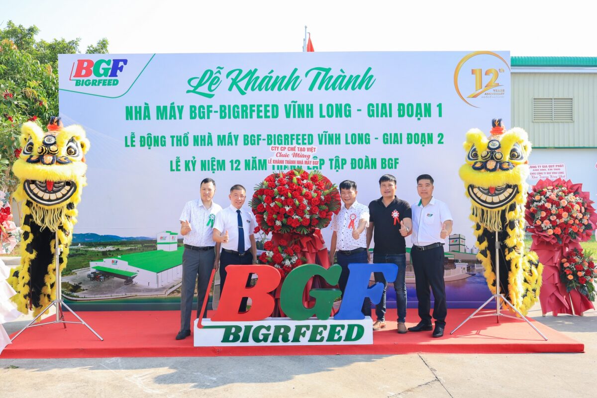 🎉 CHÚC MỪNG LỄ KHÁNH THÀNH GIAI ĐOẠN 1 – KHỞI CÔNG GIAI ĐOẠN 2 NHÀ MÁY BIGRFEED VĨNH LONG - KỶ NIỆM 12 NĂM THÀNH LẬP TẬP ĐOÀN BGF (22/4/2014 – 22/4/2026)