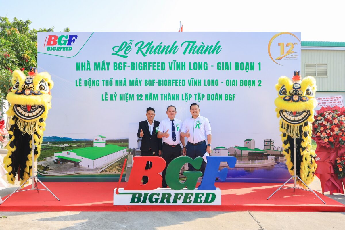 🎉 CHÚC MỪNG LỄ KHÁNH THÀNH GIAI ĐOẠN 1 – KHỞI CÔNG GIAI ĐOẠN 2 NHÀ MÁY BIGRFEED VĨNH LONG - KỶ NIỆM 12 NĂM THÀNH LẬP TẬP ĐOÀN BGF (22/4/2014 – 22/4/2026)