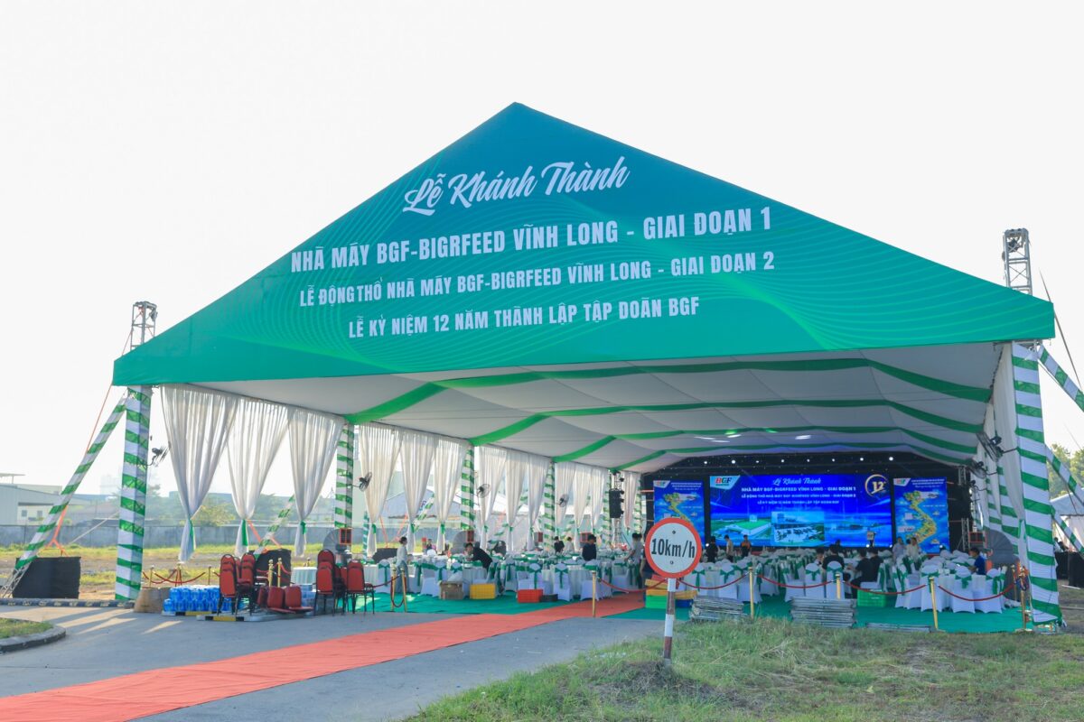 🎉 CHÚC MỪNG LỄ KHÁNH THÀNH GIAI ĐOẠN 1 – KHỞI CÔNG GIAI ĐOẠN 2 NHÀ MÁY BIGRFEED VĨNH LONG - KỶ NIỆM 12 NĂM THÀNH LẬP TẬP ĐOÀN BGF (22/4/2014 – 22/4/2026)