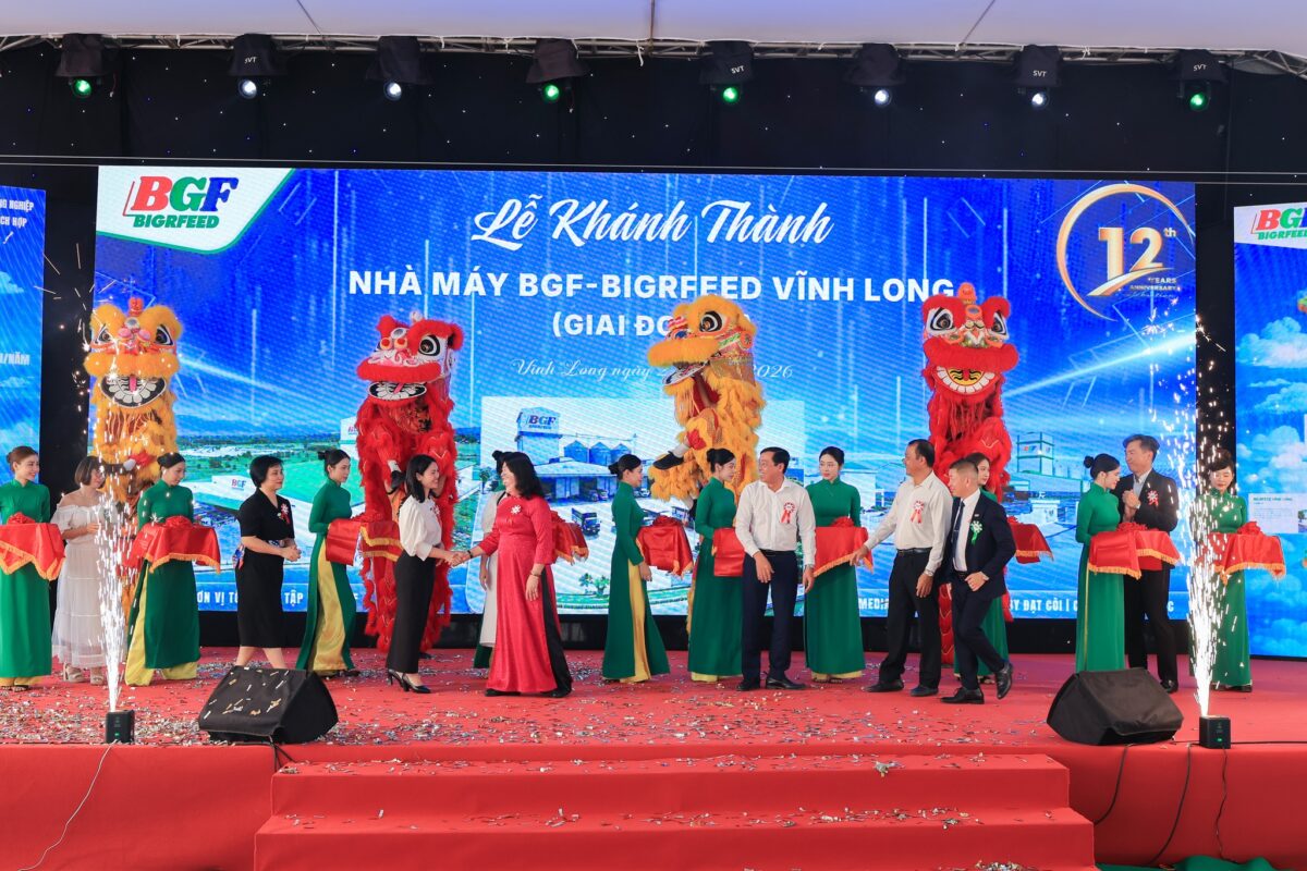 🎉 CHÚC MỪNG LỄ KHÁNH THÀNH GIAI ĐOẠN 1 – KHỞI CÔNG GIAI ĐOẠN 2 NHÀ MÁY BIGRFEED VĨNH LONG - KỶ NIỆM 12 NĂM THÀNH LẬP TẬP ĐOÀN BGF (22/4/2014 – 22/4/2026)