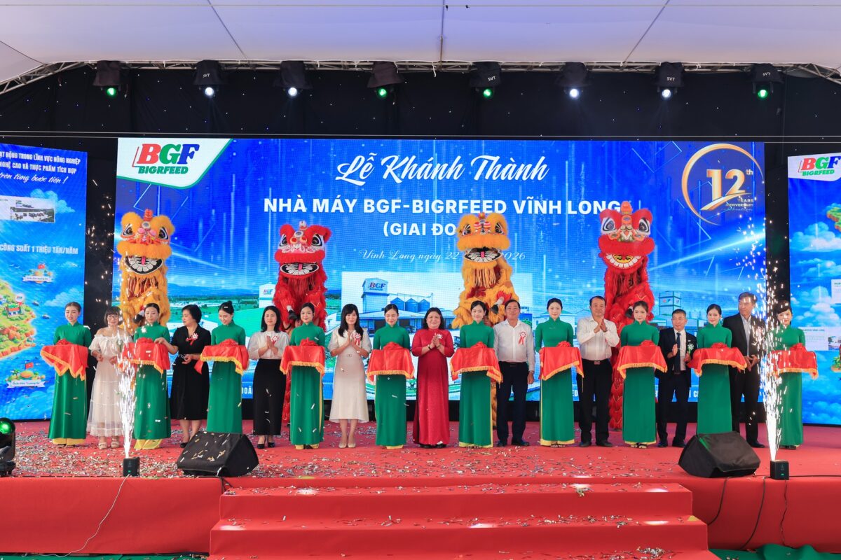 🎉 CHÚC MỪNG LỄ KHÁNH THÀNH GIAI ĐOẠN 1 – KHỞI CÔNG GIAI ĐOẠN 2 NHÀ MÁY BIGRFEED VĨNH LONG - KỶ NIỆM 12 NĂM THÀNH LẬP TẬP ĐOÀN BGF (22/4/2014 – 22/4/2026)