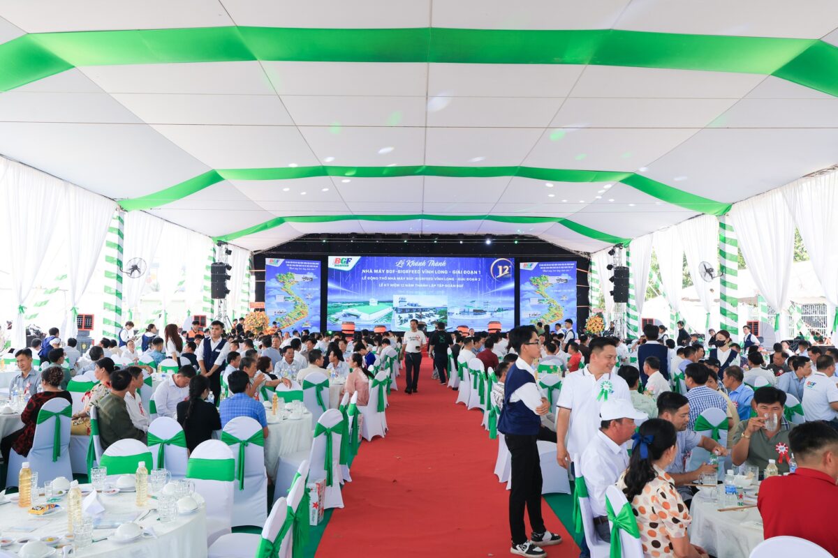 🎉 CHÚC MỪNG LỄ KHÁNH THÀNH GIAI ĐOẠN 1 – KHỞI CÔNG GIAI ĐOẠN 2 NHÀ MÁY BIGRFEED VĨNH LONG - KỶ NIỆM 12 NĂM THÀNH LẬP TẬP ĐOÀN BGF (22/4/2014 – 22/4/2026)