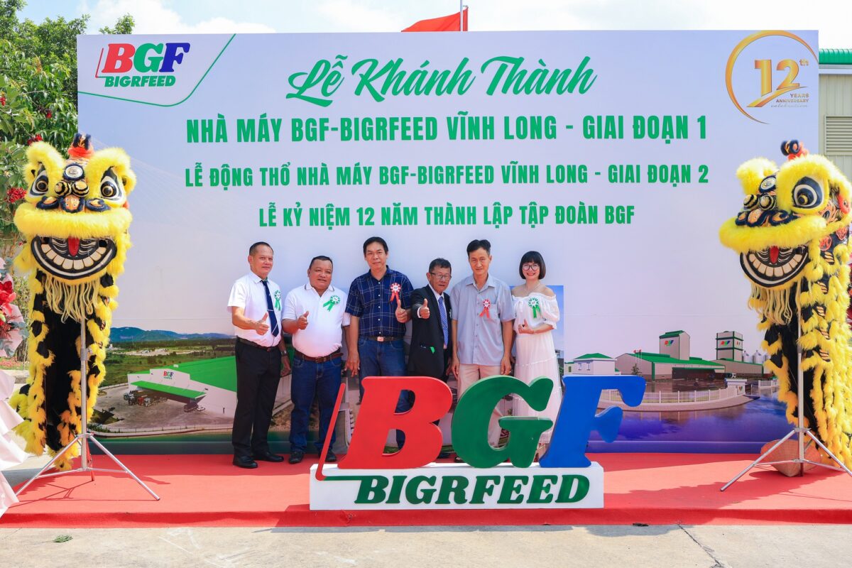 🎉 CHÚC MỪNG LỄ KHÁNH THÀNH GIAI ĐOẠN 1 – KHỞI CÔNG GIAI ĐOẠN 2 NHÀ MÁY BIGRFEED VĨNH LONG - KỶ NIỆM 12 NĂM THÀNH LẬP TẬP ĐOÀN BGF (22/4/2014 – 22/4/2026)