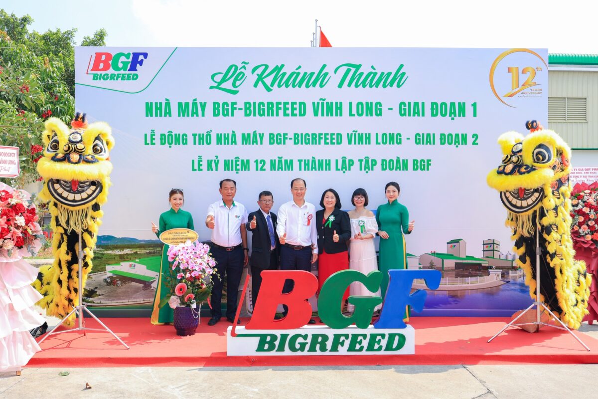 🎉 CHÚC MỪNG LỄ KHÁNH THÀNH GIAI ĐOẠN 1 – KHỞI CÔNG GIAI ĐOẠN 2 NHÀ MÁY BIGRFEED VĨNH LONG - KỶ NIỆM 12 NĂM THÀNH LẬP TẬP ĐOÀN BGF (22/4/2014 – 22/4/2026)