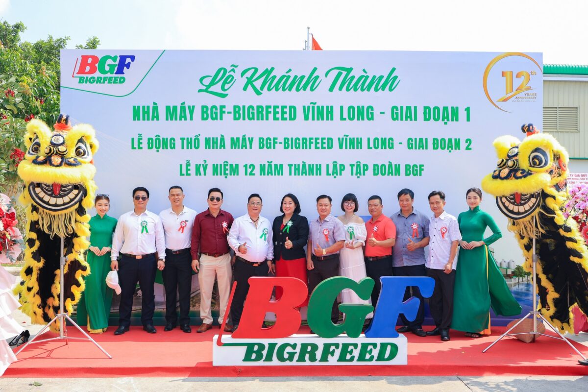 🎉 CHÚC MỪNG LỄ KHÁNH THÀNH GIAI ĐOẠN 1 – KHỞI CÔNG GIAI ĐOẠN 2 NHÀ MÁY BIGRFEED VĨNH LONG - KỶ NIỆM 12 NĂM THÀNH LẬP TẬP ĐOÀN BGF (22/4/2014 – 22/4/2026)