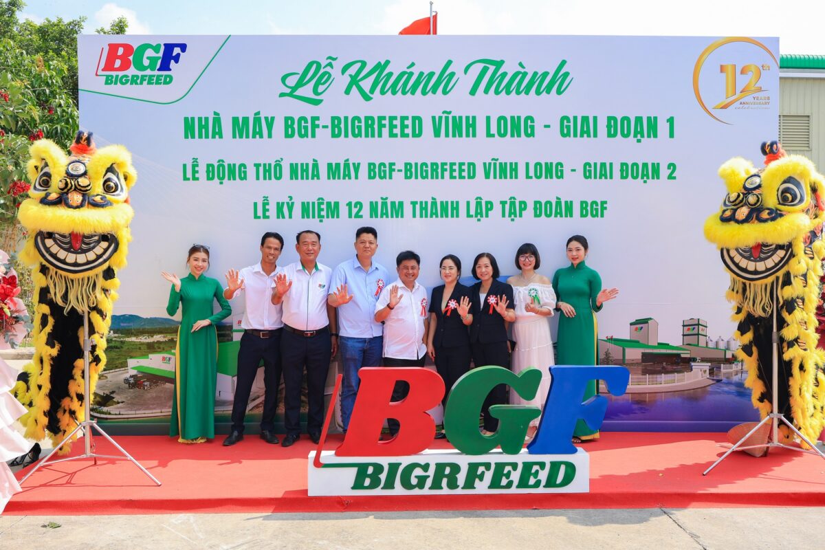 🎉 CHÚC MỪNG LỄ KHÁNH THÀNH GIAI ĐOẠN 1 – KHỞI CÔNG GIAI ĐOẠN 2 NHÀ MÁY BIGRFEED VĨNH LONG - KỶ NIỆM 12 NĂM THÀNH LẬP TẬP ĐOÀN BGF (22/4/2014 – 22/4/2026)