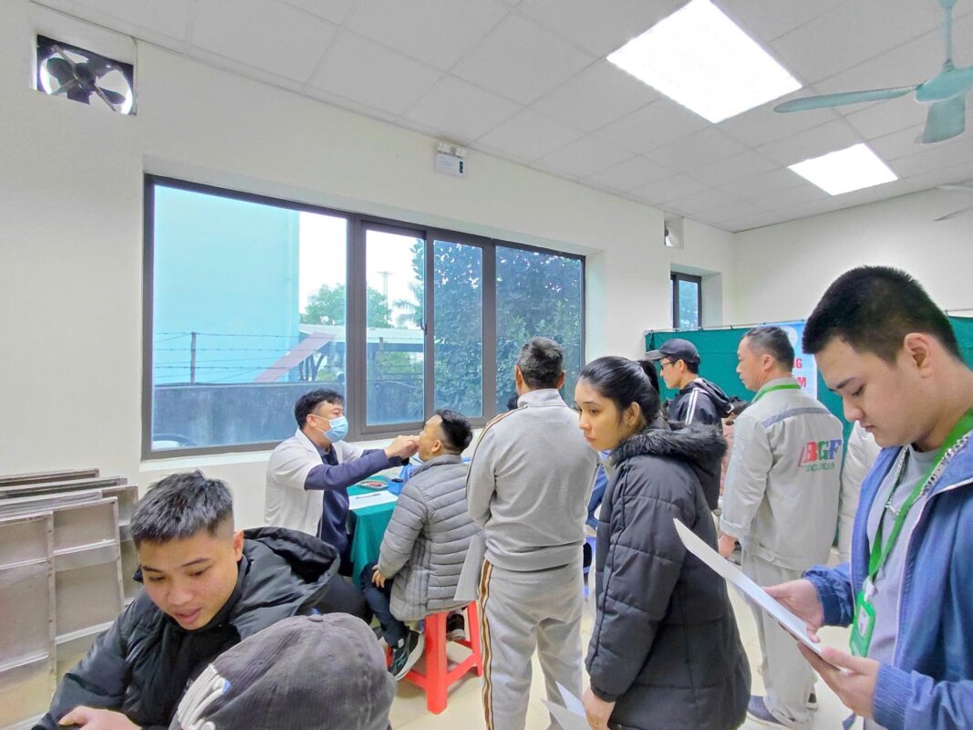 Nhà máy BIGRFEED Hưng Yên tổ chức khám sức khỏe định kỳ cho toàn thể cán bộ, công nhân viên.