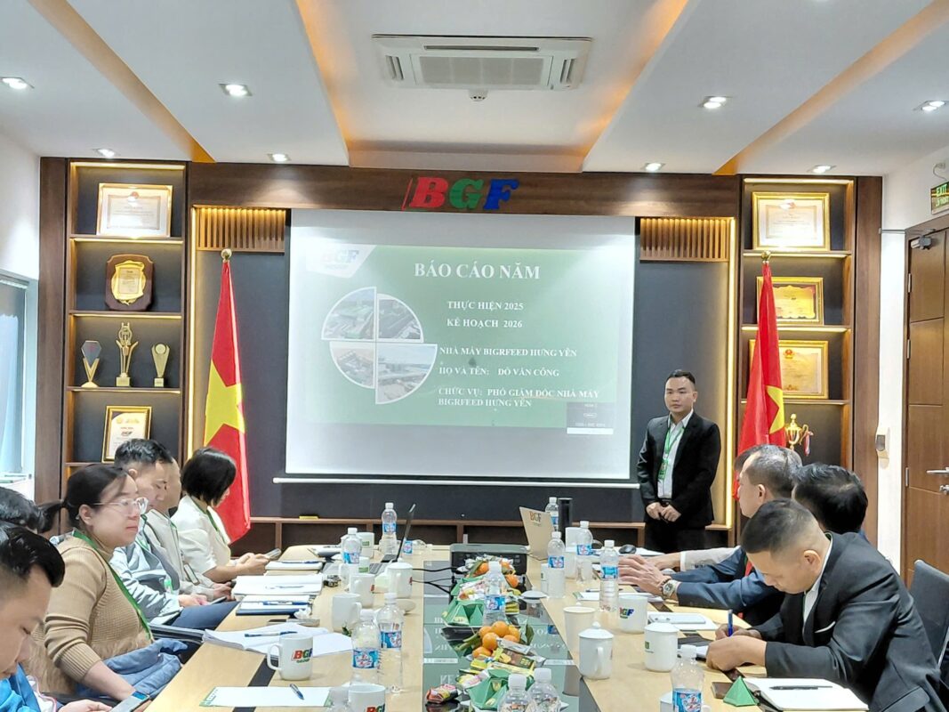 Tập đoàn BGF tổ chức Hội nghị tổng kết công tác năm 2025 và triển khai kế hoạch năm 2026 tại Nhà máy BIGRFEED Hưng Yên