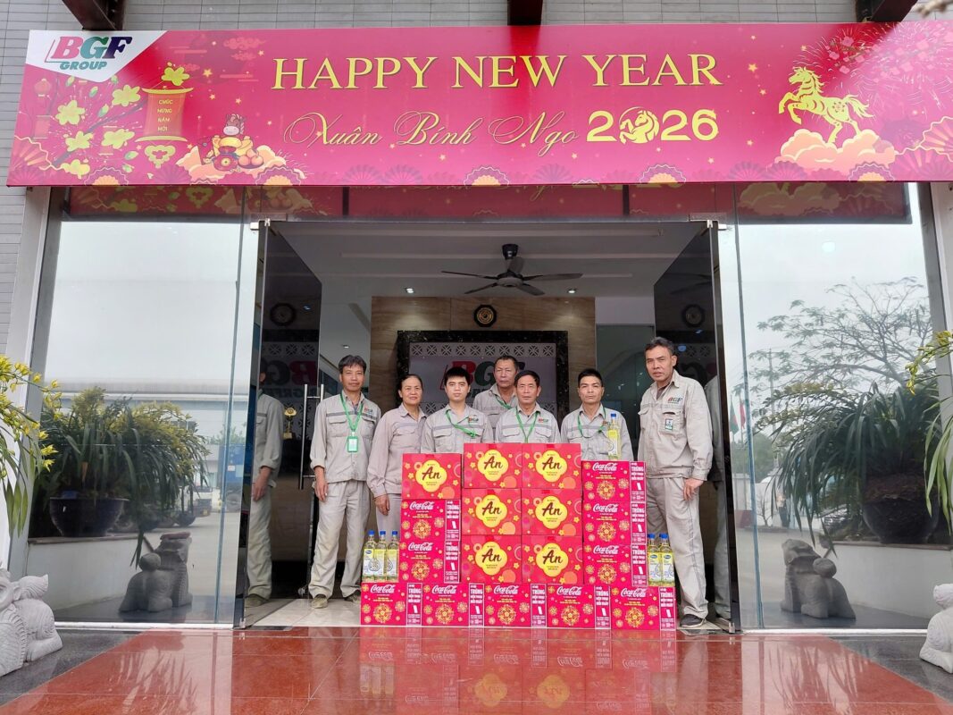 Tập thể cán bộ, người lao động Tập đoàn BGF xin trân trọng ghi nhận và cảm ơn sự quan tâm, đồng hành của Công đoàn công ty. Chúc cho CBCNV một năm mới nhiều may mắn và thành công.