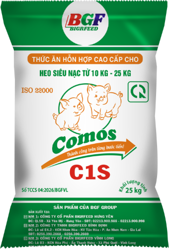 Bao bì COMOS C1S — Heo siêu nạc từ 10 kg – 25 kg