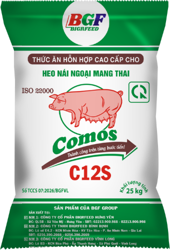 Bao bì COMOS C12S — Heo nái ngoại mang thai