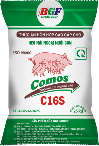 Bao bì COMOS C16S — Heo nái ngoại nuôi con