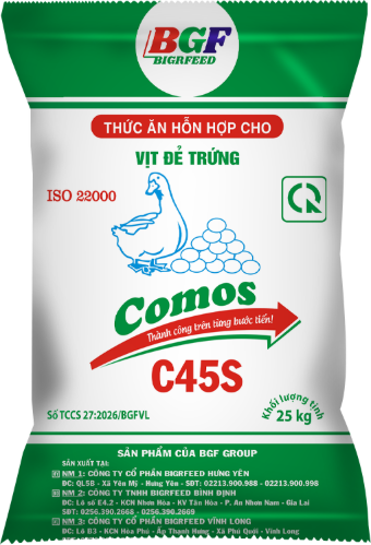 Bao bì COMOS C45S — Vịt đẻ trứng