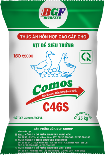 Bao bì COMOS C46S — Vịt đẻ siêu trứng