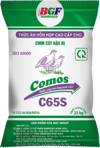 Bao bì COMOS C65S — Chim cút hậu bị